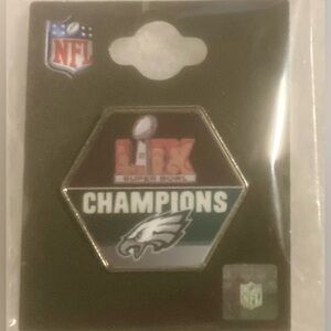 NFL Super Bowl 59 Philadelphia Eagles Champions Commemorative Pin New in Pkg